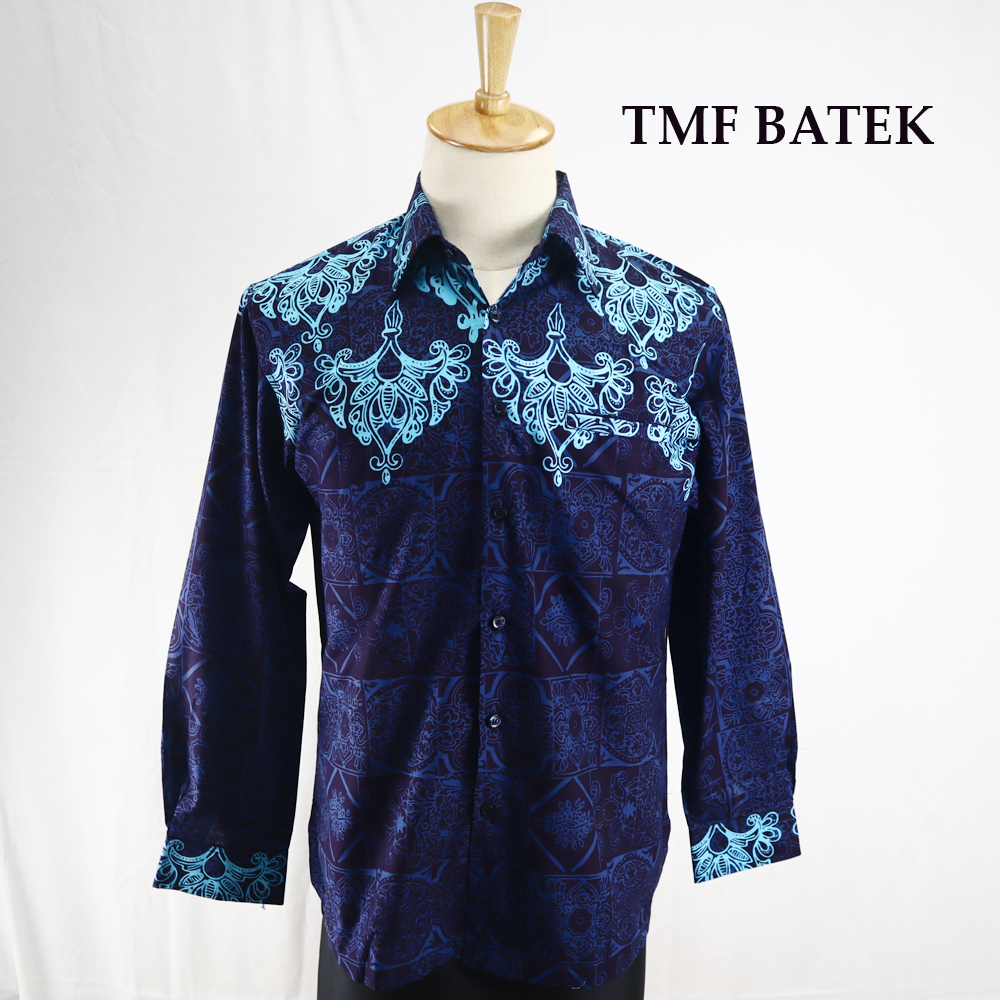 (PRE-ORDER 686) KEMEJA BATIK LENGAN PANJANG SLIM FIT