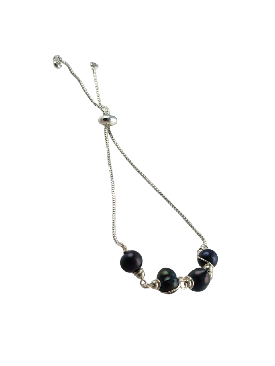 PURE PEARL AND PRECIOUS STONE BRACELET