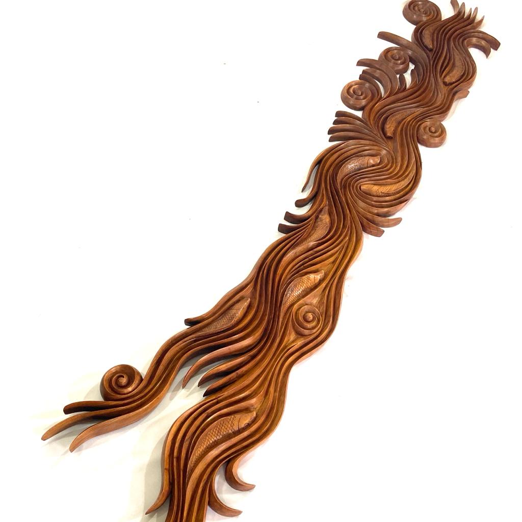 PANEL HIASAN DINDING UKIRAN KAYU