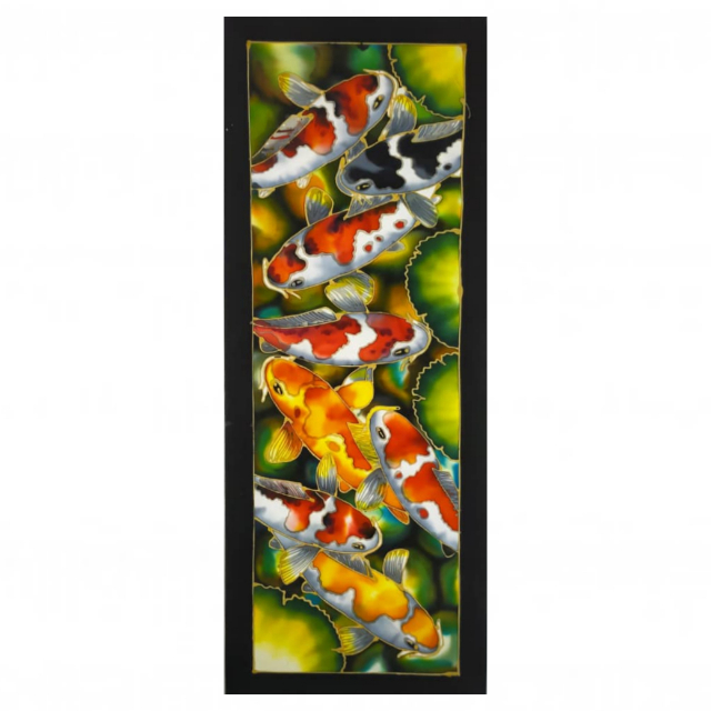KOI FISH BATIK PAINTING