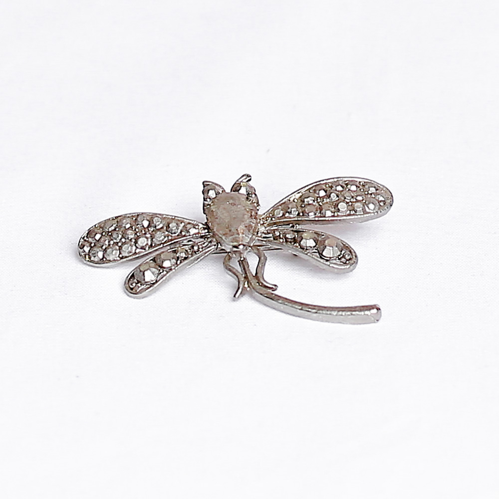 BROOCH DRAGONFLY (SILVER PLATED)