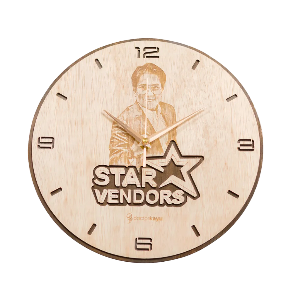 POTRAIT WALL CLOCK (CUSTOM)