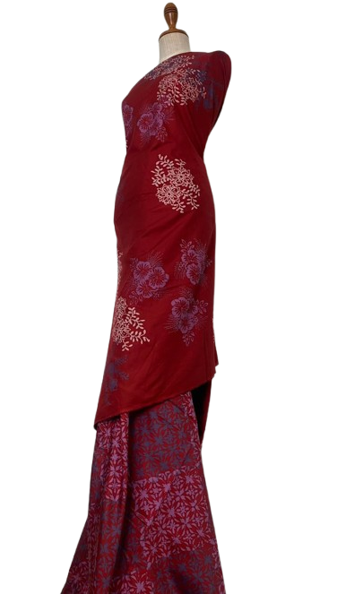 COTTON SILK BATIK FABRIC