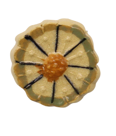 CERAMIC BROOCH