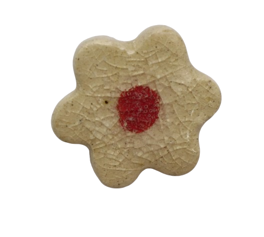 CERAMIC BROOCH