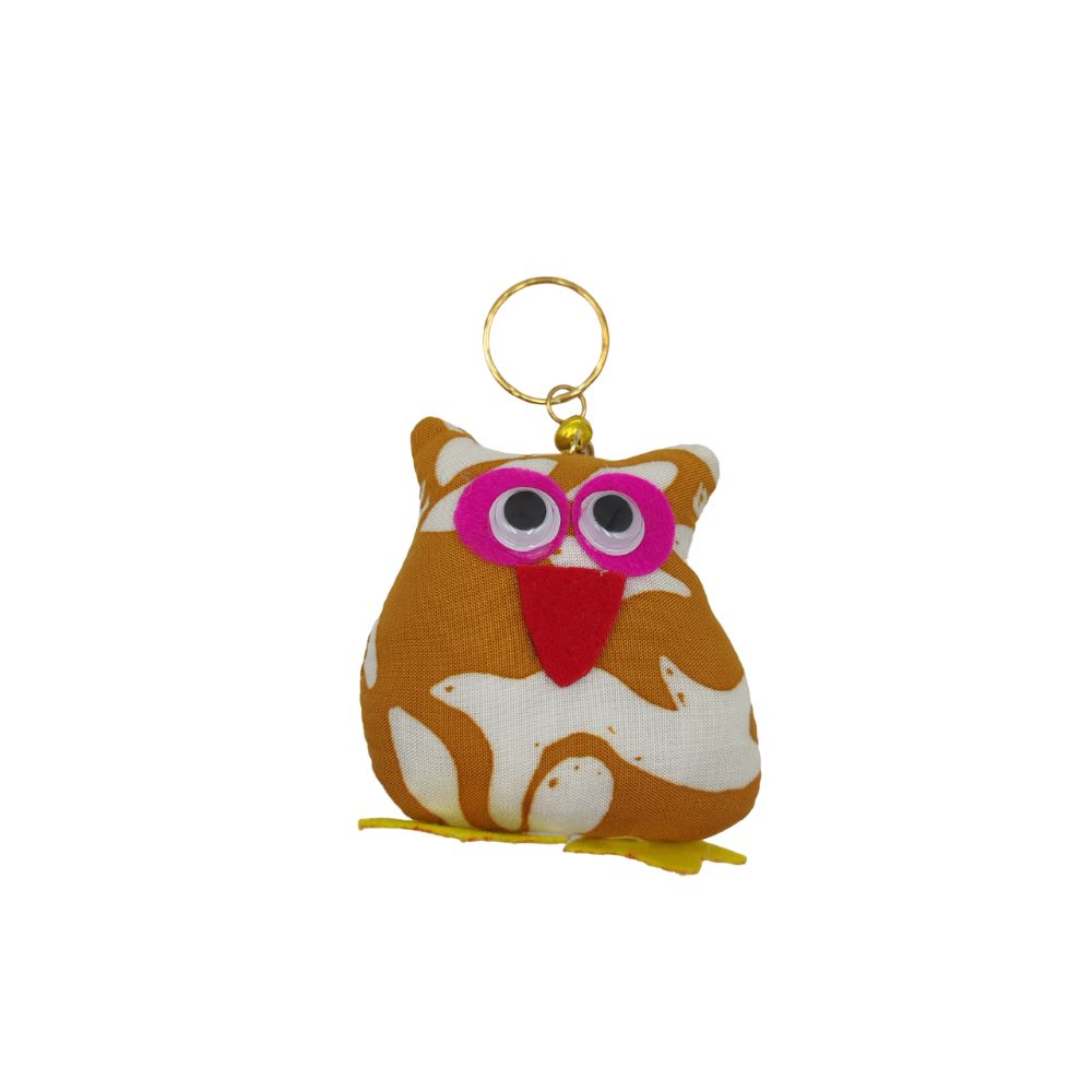 BATIK OWL KEY CHAIN 64