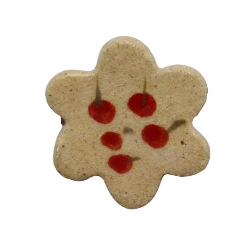 CERAMIC BROOCH