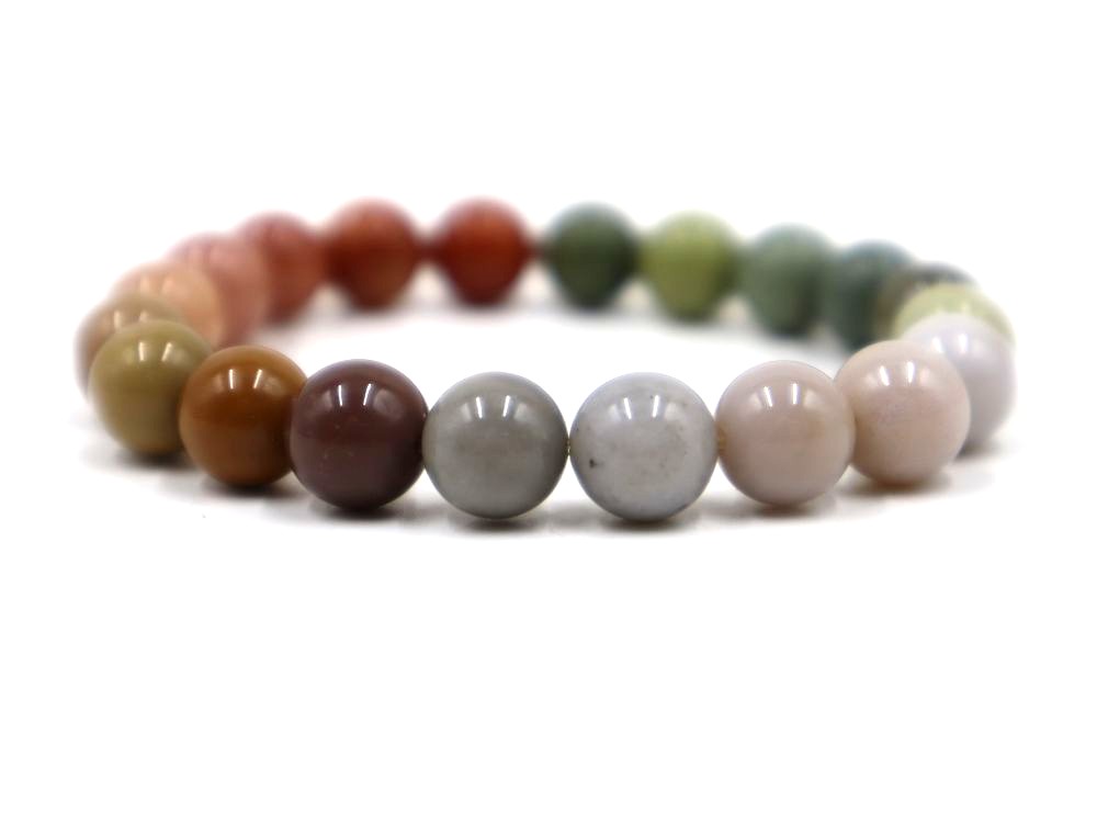 CANDY COLOURFUL ALASHAN AGATE BRACELET