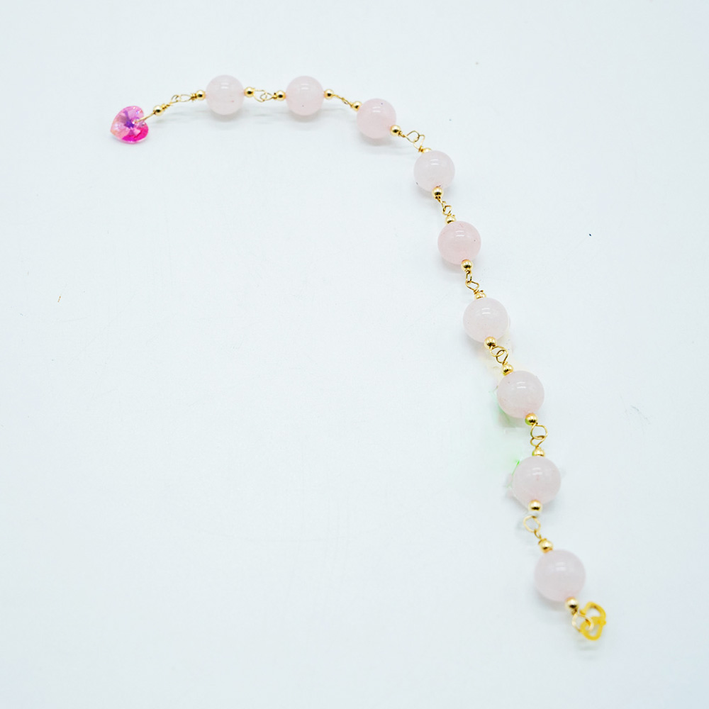 QUARTZ ROSE CYRSTAL BANGLES