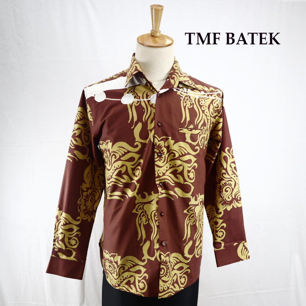 (PRE-ORDER 662) KEMEJA BATIK LENGAN PANJANG SLIM FIT