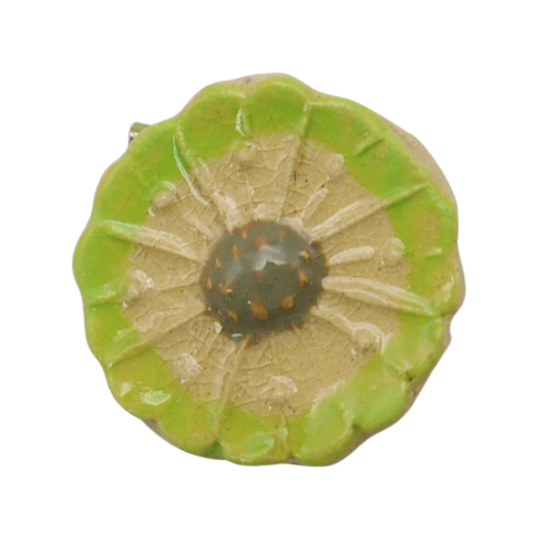 CERAMIC BROOCH