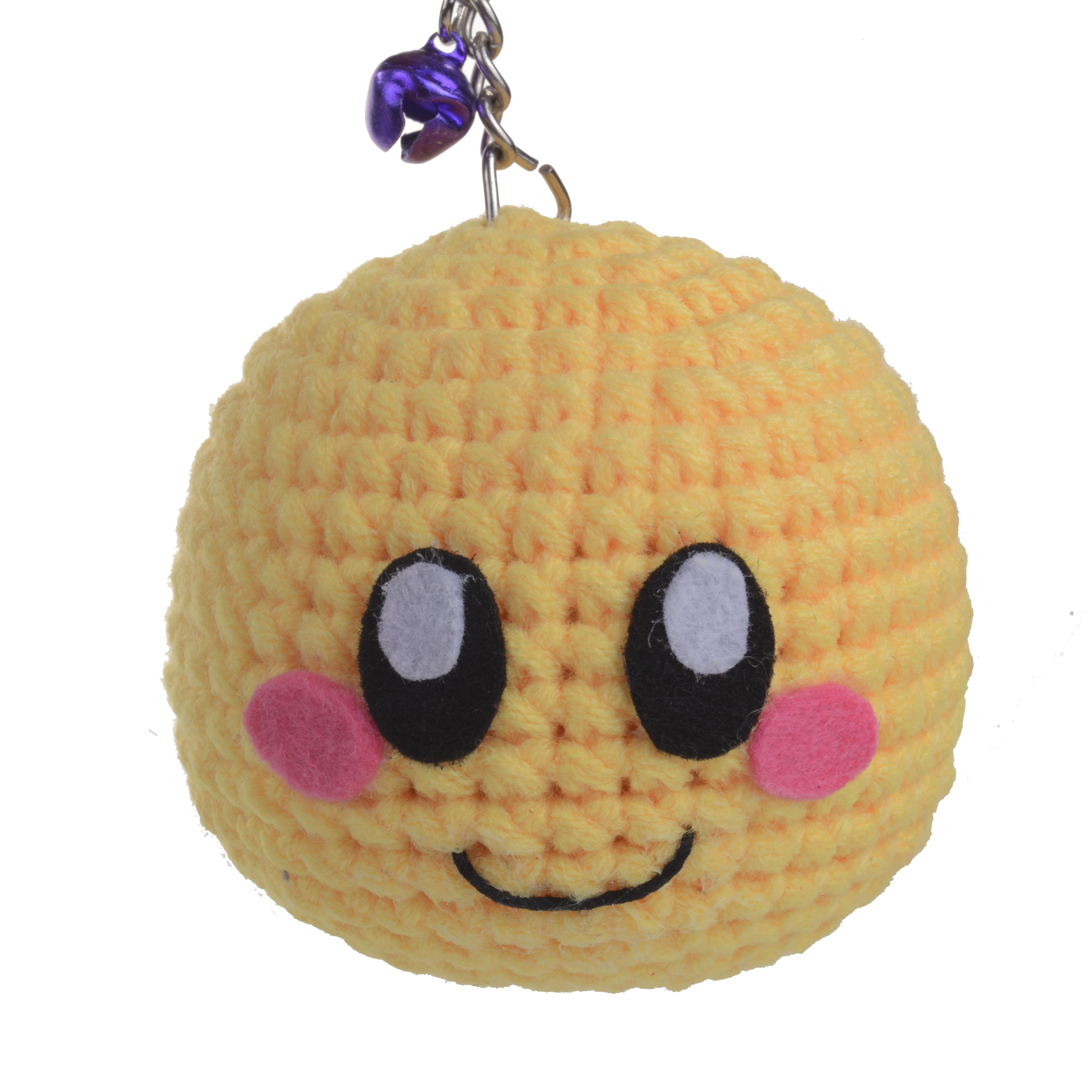 YARN EMOJI KEY CHAIN
