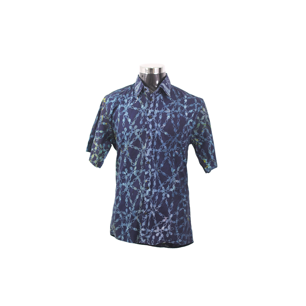 KEMEJA BATIK LELAKI  COTTON LENGAN PENDEK