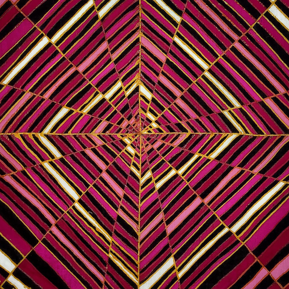 BATIK PAINTING ''OPTIC ILLUSION''