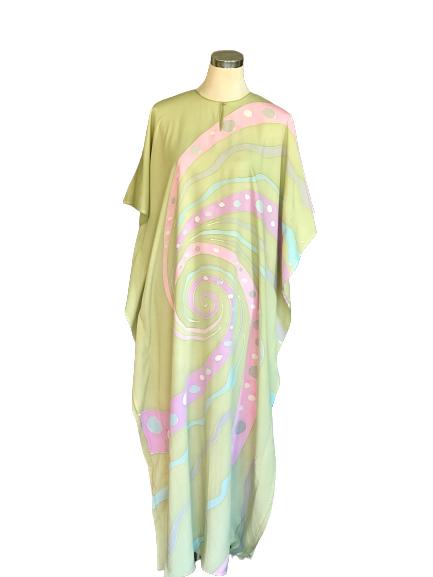 KAFTAN LENGAN PENDEK  PASTEL