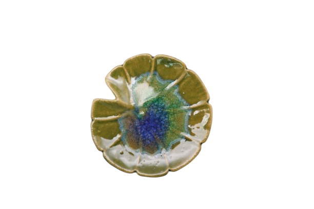 TELEPUK LEAF SHAPED DECO PLATE