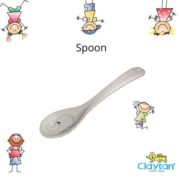 CLAYTAN SPOON - CHILDRENWARE - BABY ELEPHANT
