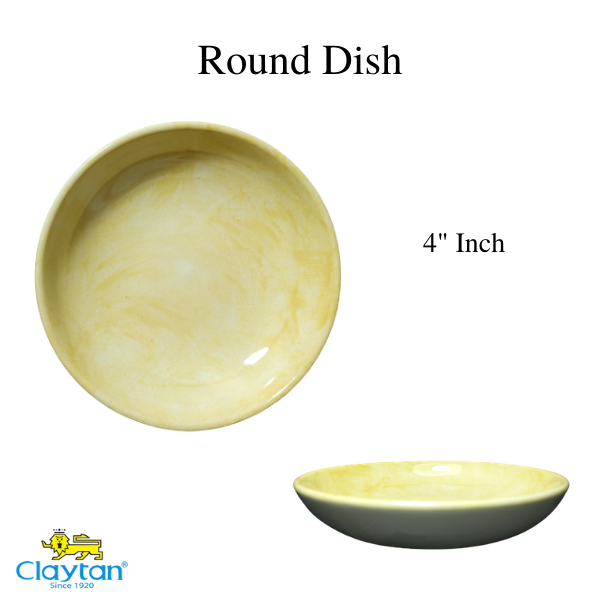 ROUND DISH CLAYTAN DINNER SET