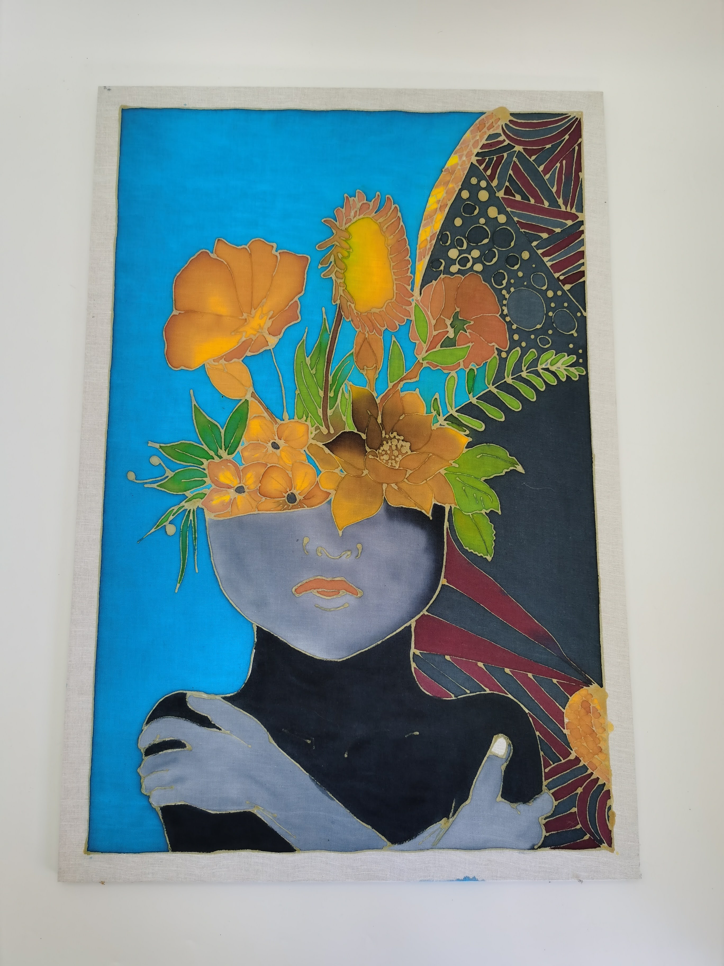 WALL DECO BATIK PAINTING - POTRAIT