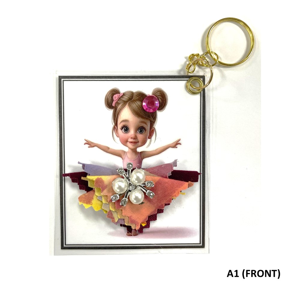 BATIK KEYCHAIN (ALPHABET)