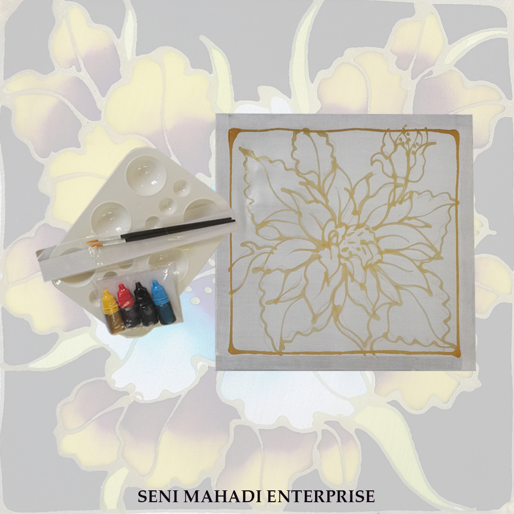 (125) BATIK KIT DIY BUNGA KEKWA