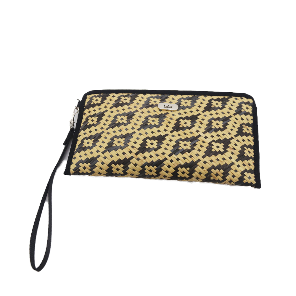 RATTAN WEAVING CLUTCH BAG