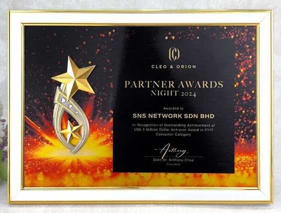 A4 GOLD CERTIFICATE FRAME