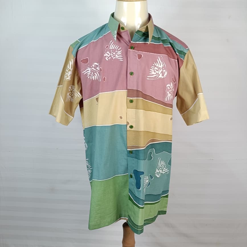 SHORT SLEEVE BATIK MEN SHIRT