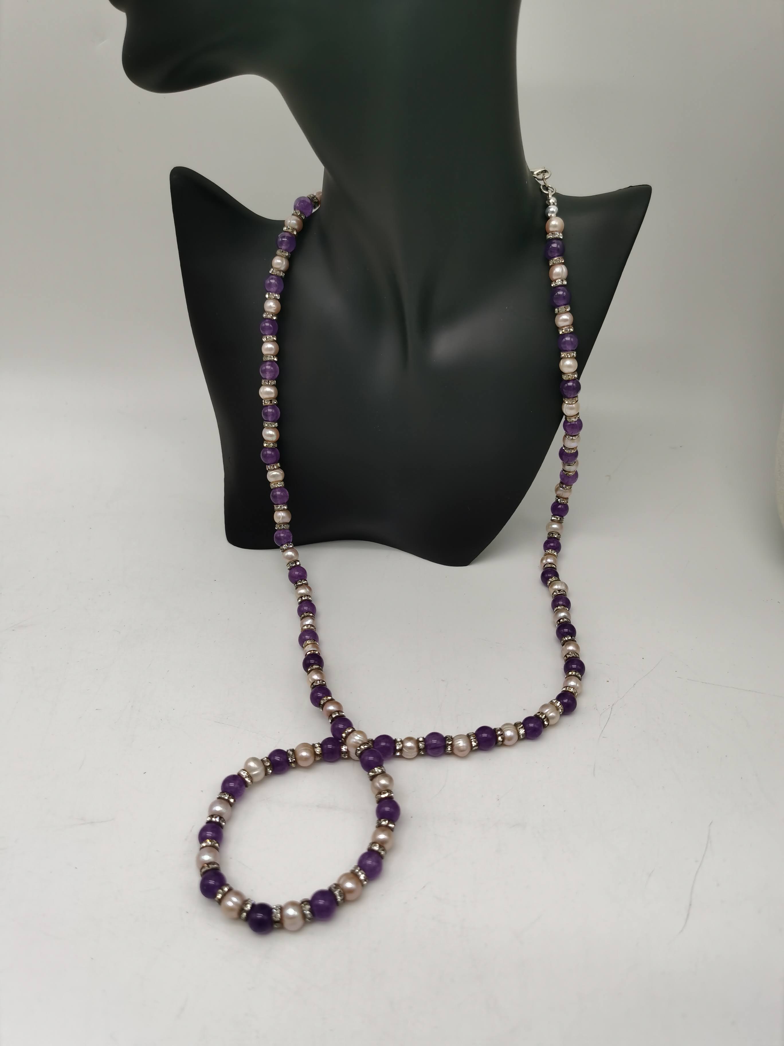 RANTAI MUTIARA AIR MASIN DAN BATU JED