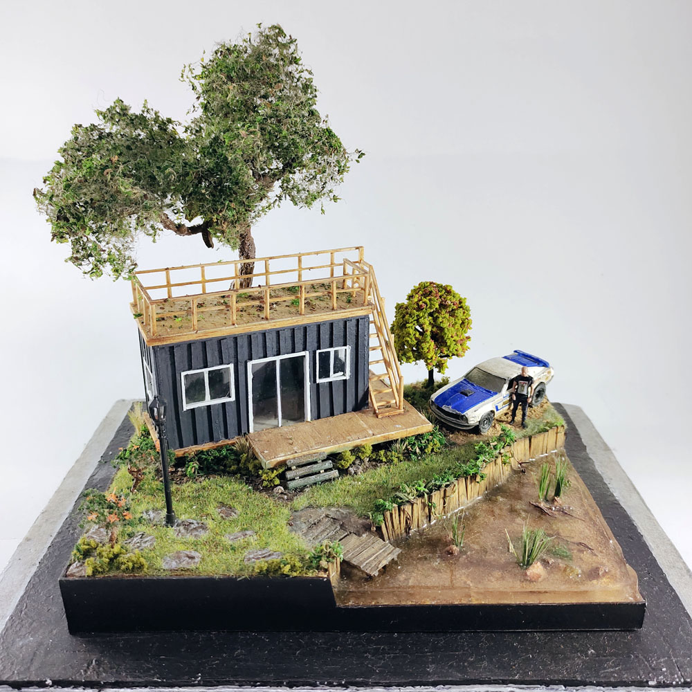 DIORAMA RUMAH KABIN