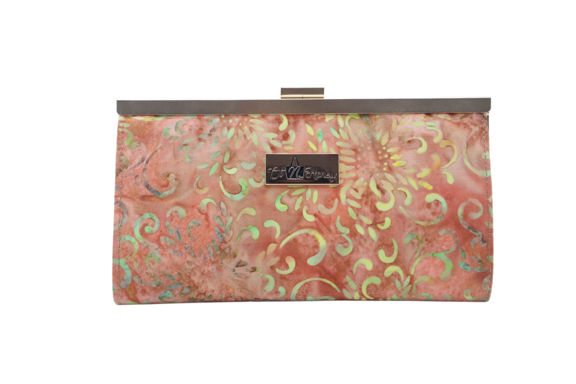 BATIK CLUTCH PURSE CT N HONEY