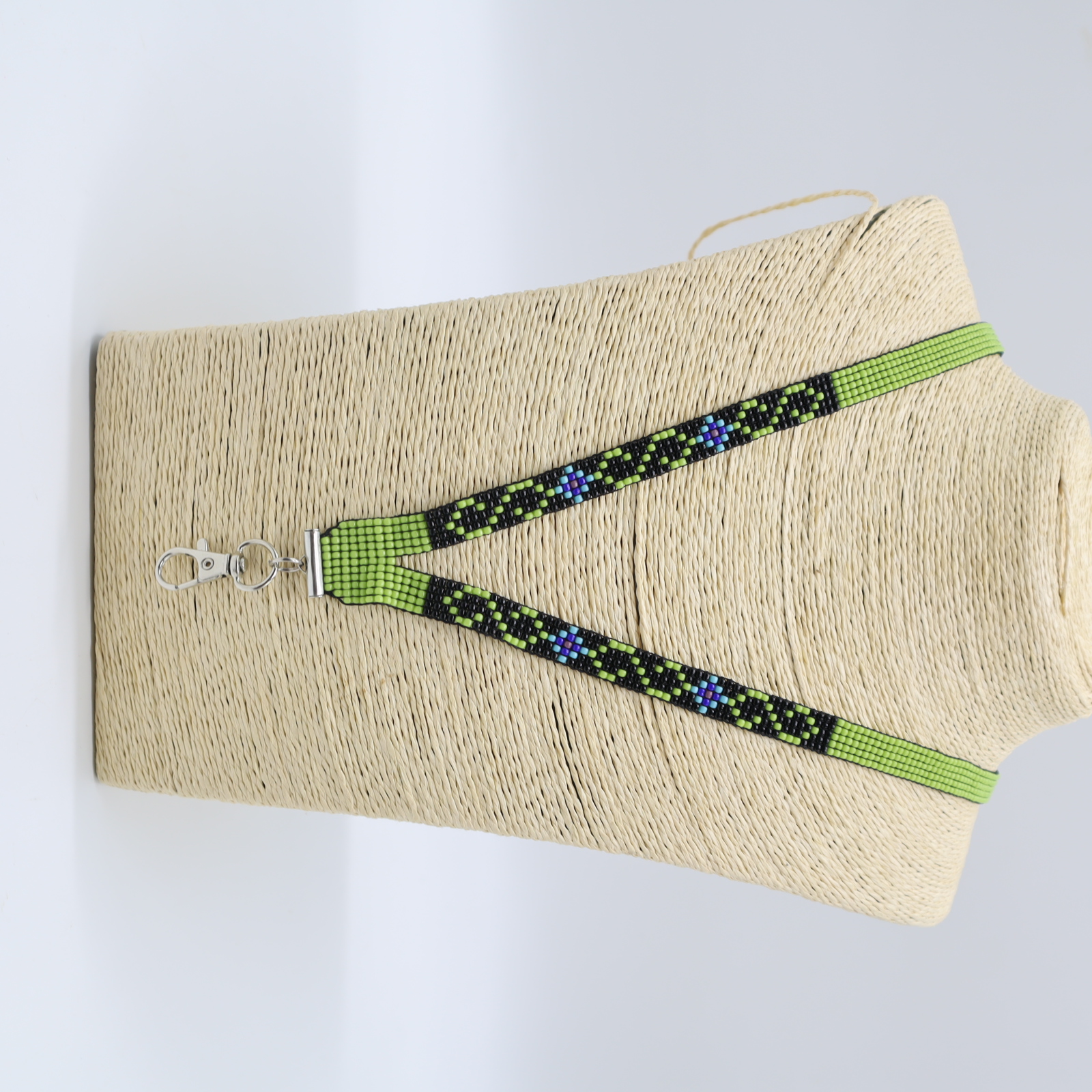 BEADED LOOM LANYARD
