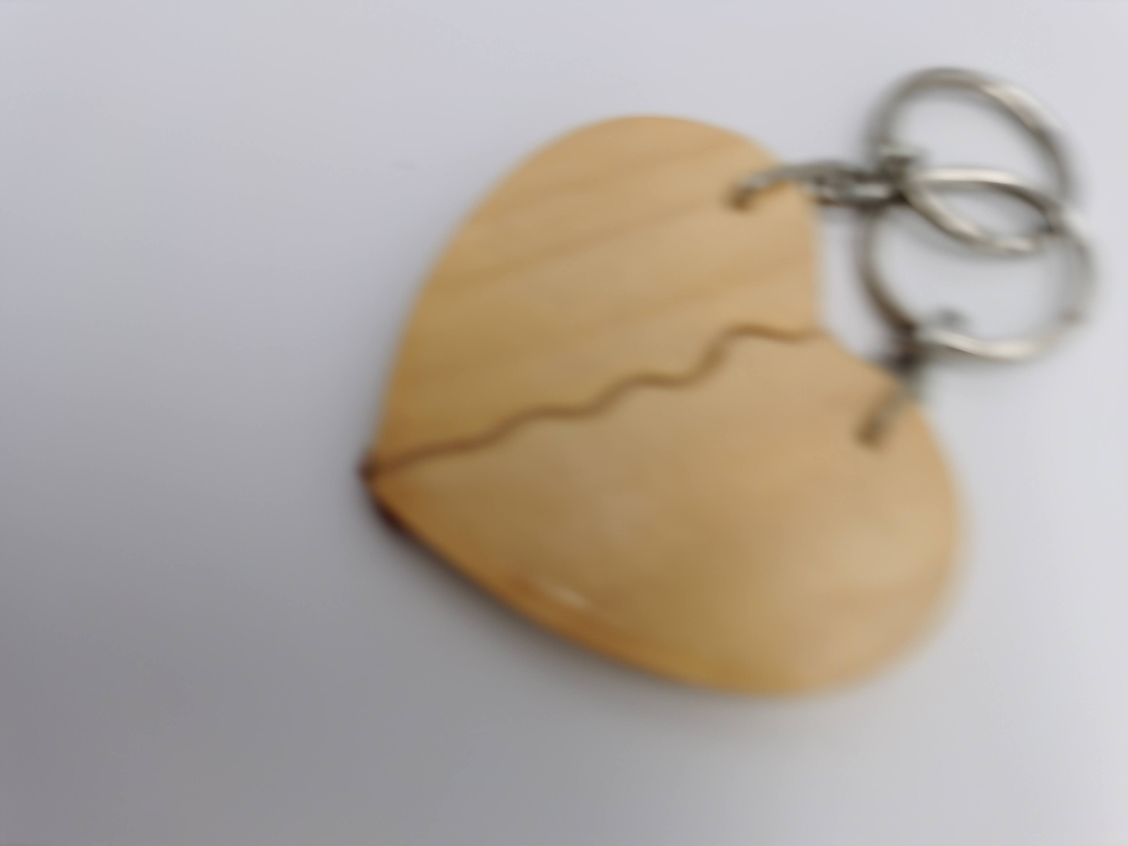 KEYCHAIN SEPARUH HATI 2PCS KECIL