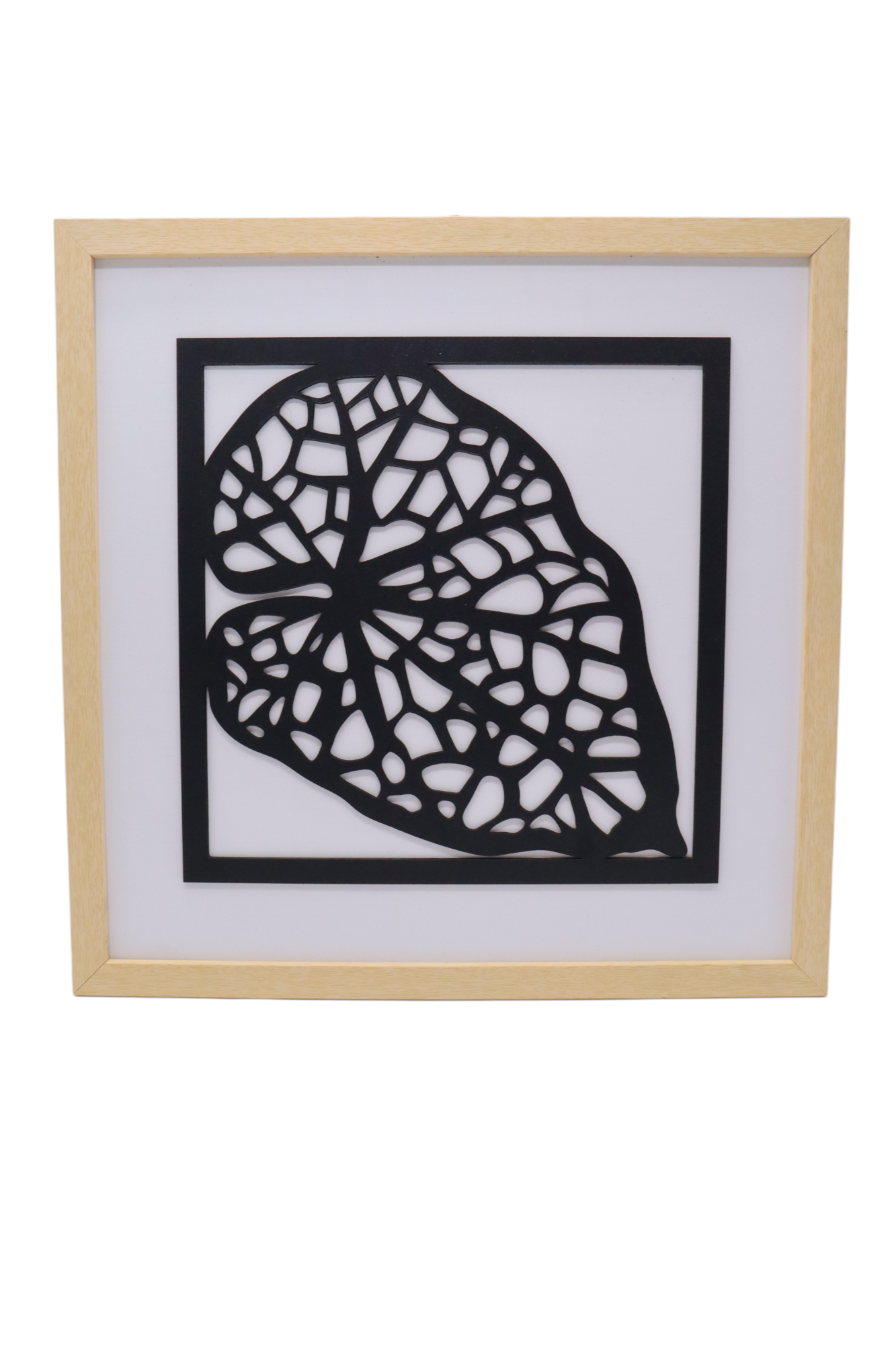 LASER CUT FRAME DAUN KELADI
