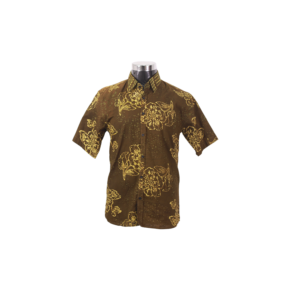 KEMEJA BATIK LELAKI  COTTON LENGAN PANJANG