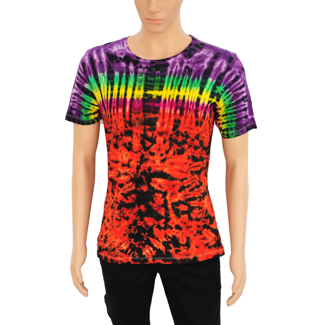 T-SHIRT TIE DYE  LELAKI LENGAN PENDEK
