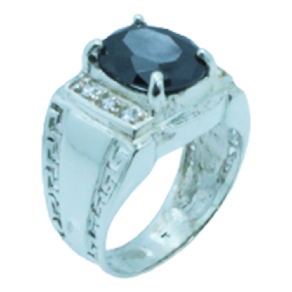 CINCIN - BLACK  SYNTHETIC ZIRCONIA