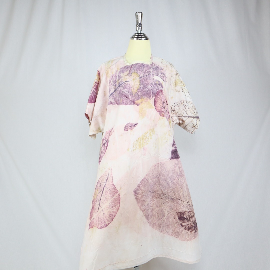LONG BLOUSE ECOPRINT