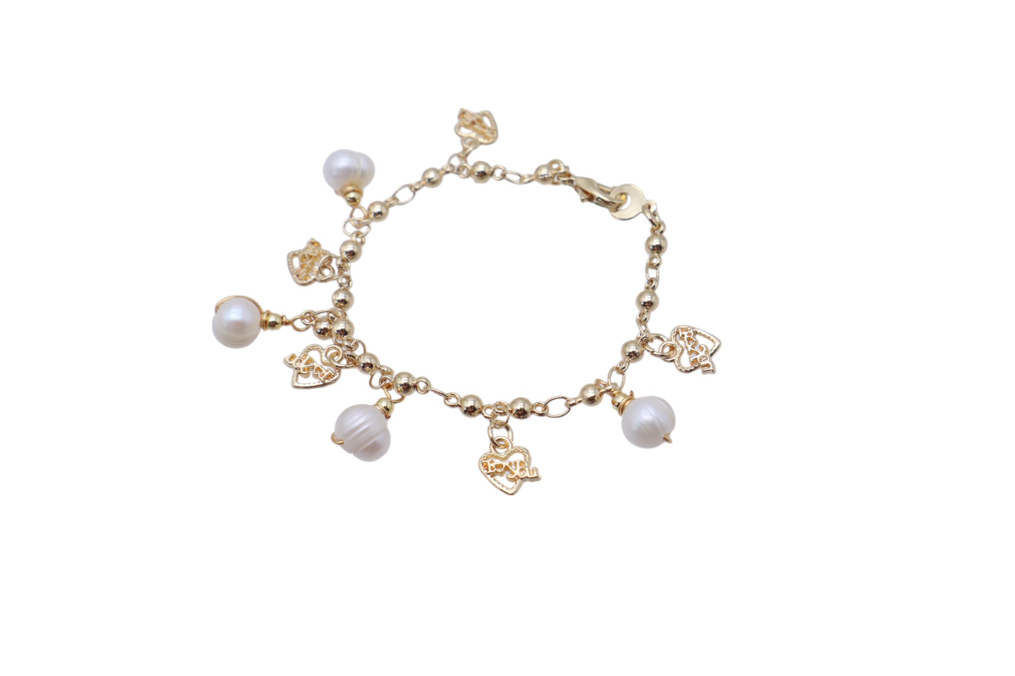 PURE PEARL AND PRECIOUS STONE BRACELET