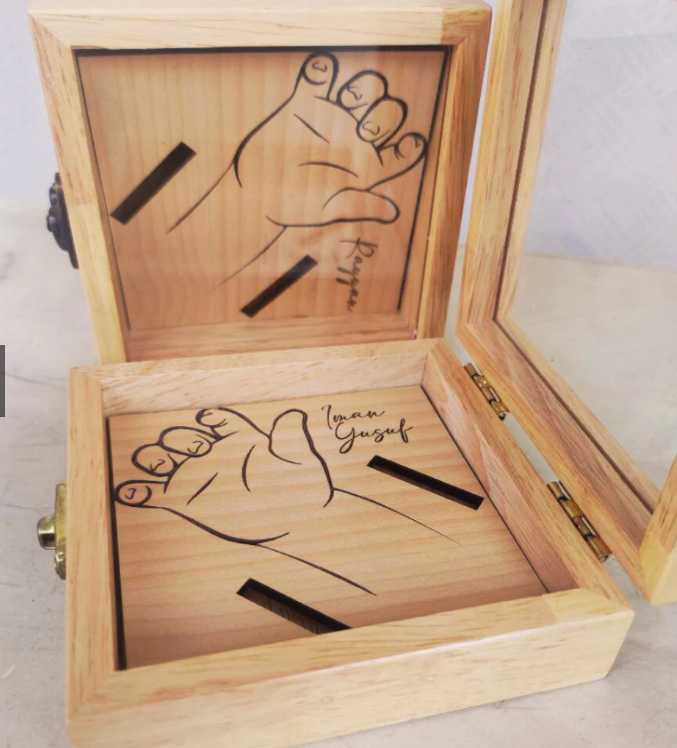 BABY BIRTH BRACELET BOX