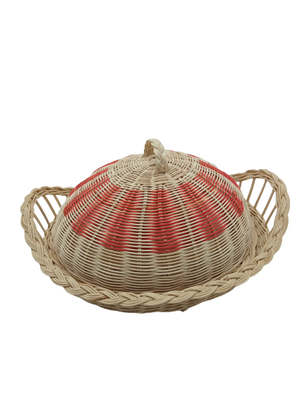 (PRE ORDER)TALAM MAKANAN BERSAMA TUDUNG SAJI  ROTAN