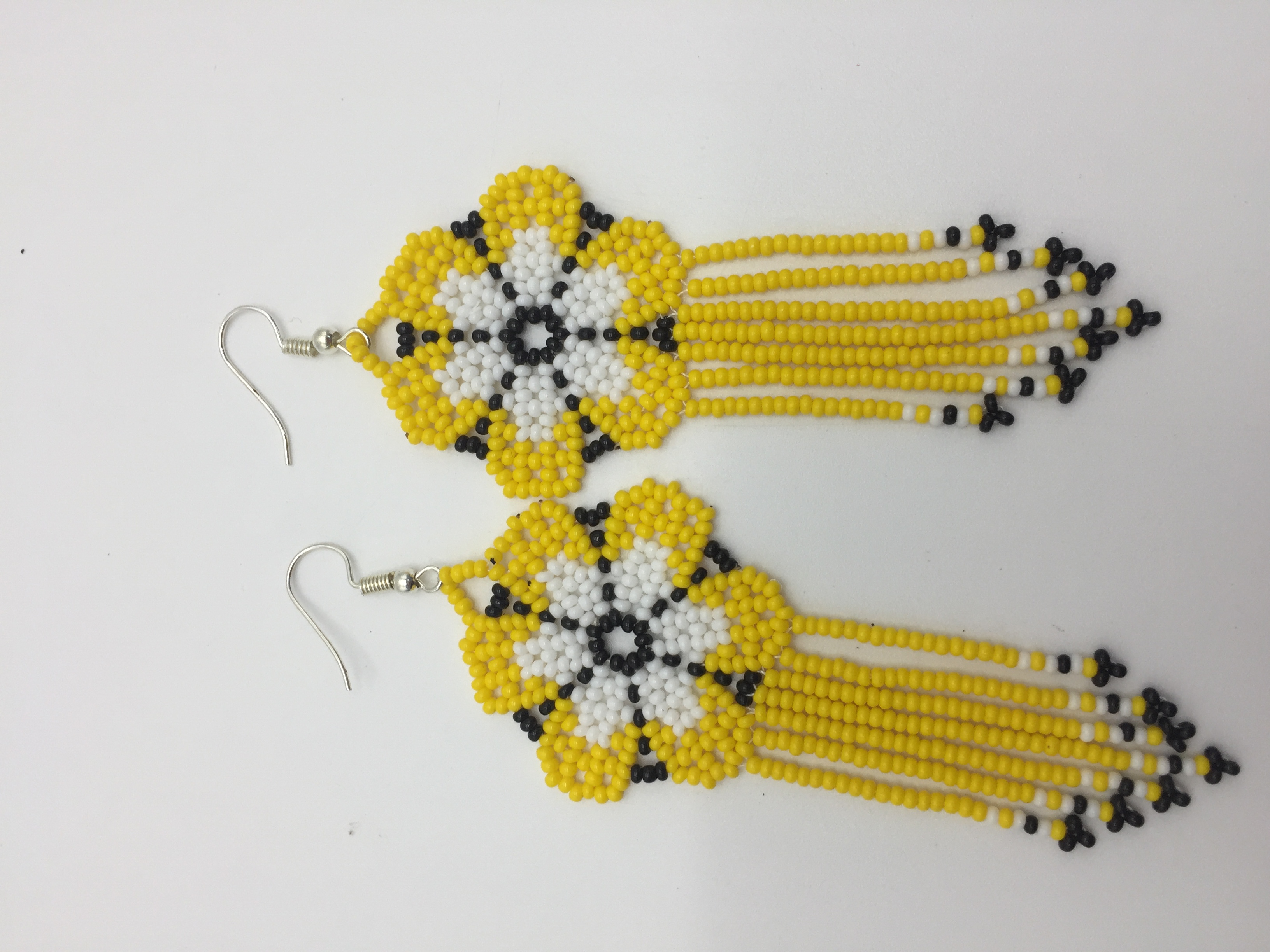 BUNGA JUNTAI YELLOW  EARRINGS