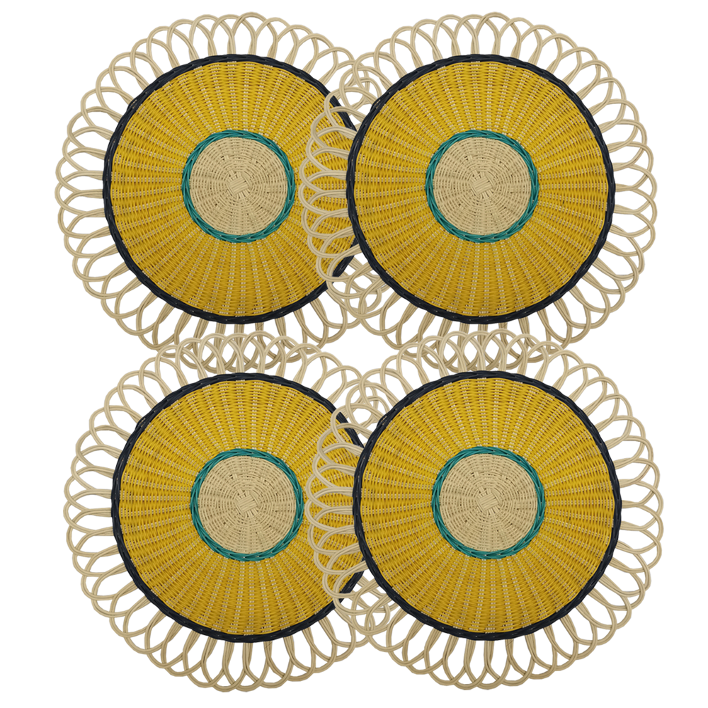 (PRE-ORDER 116) PELAPIK PINGGAN / PLACEMAT (SET 4)