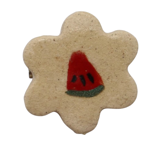 CERAMIC BROOCH