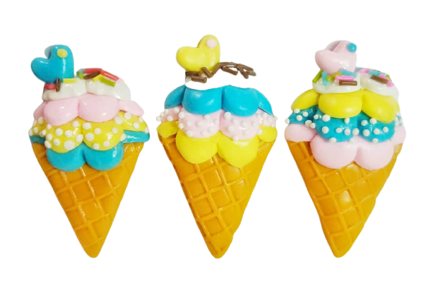 FRIDGE MAGNET ICE- CREAM SET