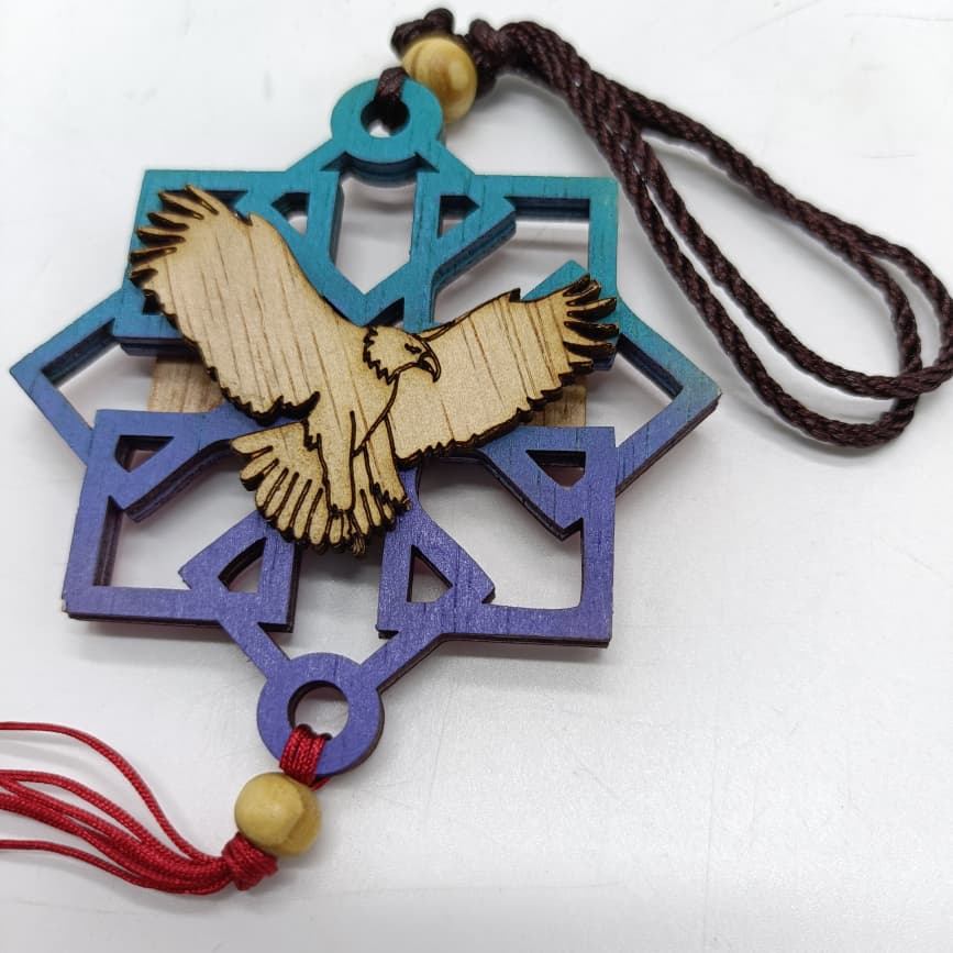 HANGING WOODEN CRAFTS LASER CUT