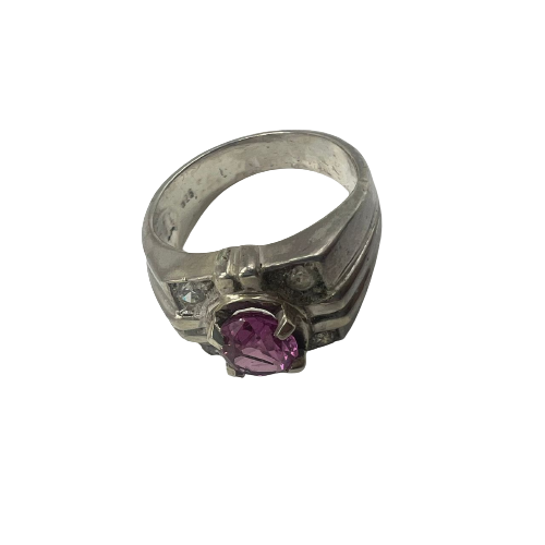 CINCIN BATU HOT PINK SAPPHIRE