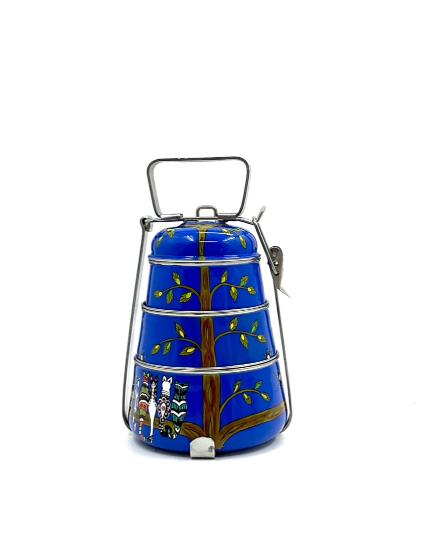 4 TIERS TIFFIN - BLUE MOON