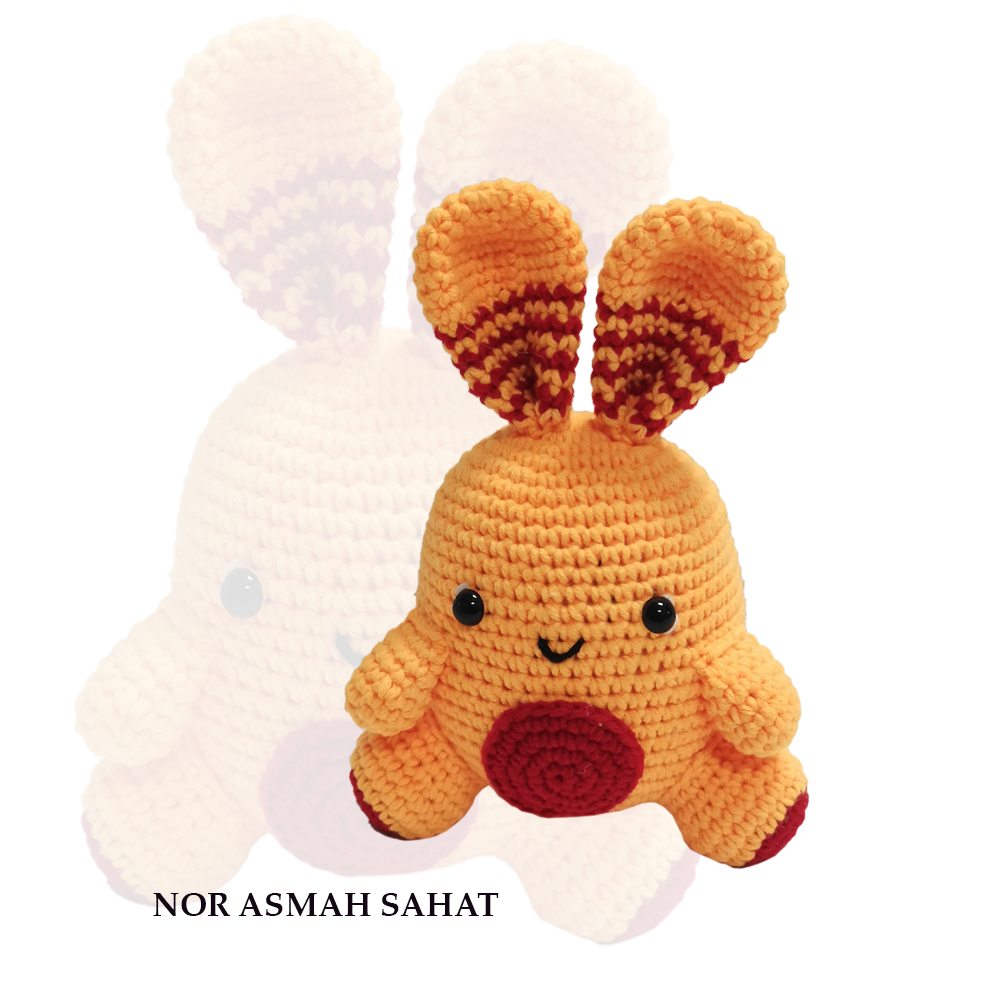 (PRE-ORDER 344) AMIGURUMI RABBIT - 1 UNIT