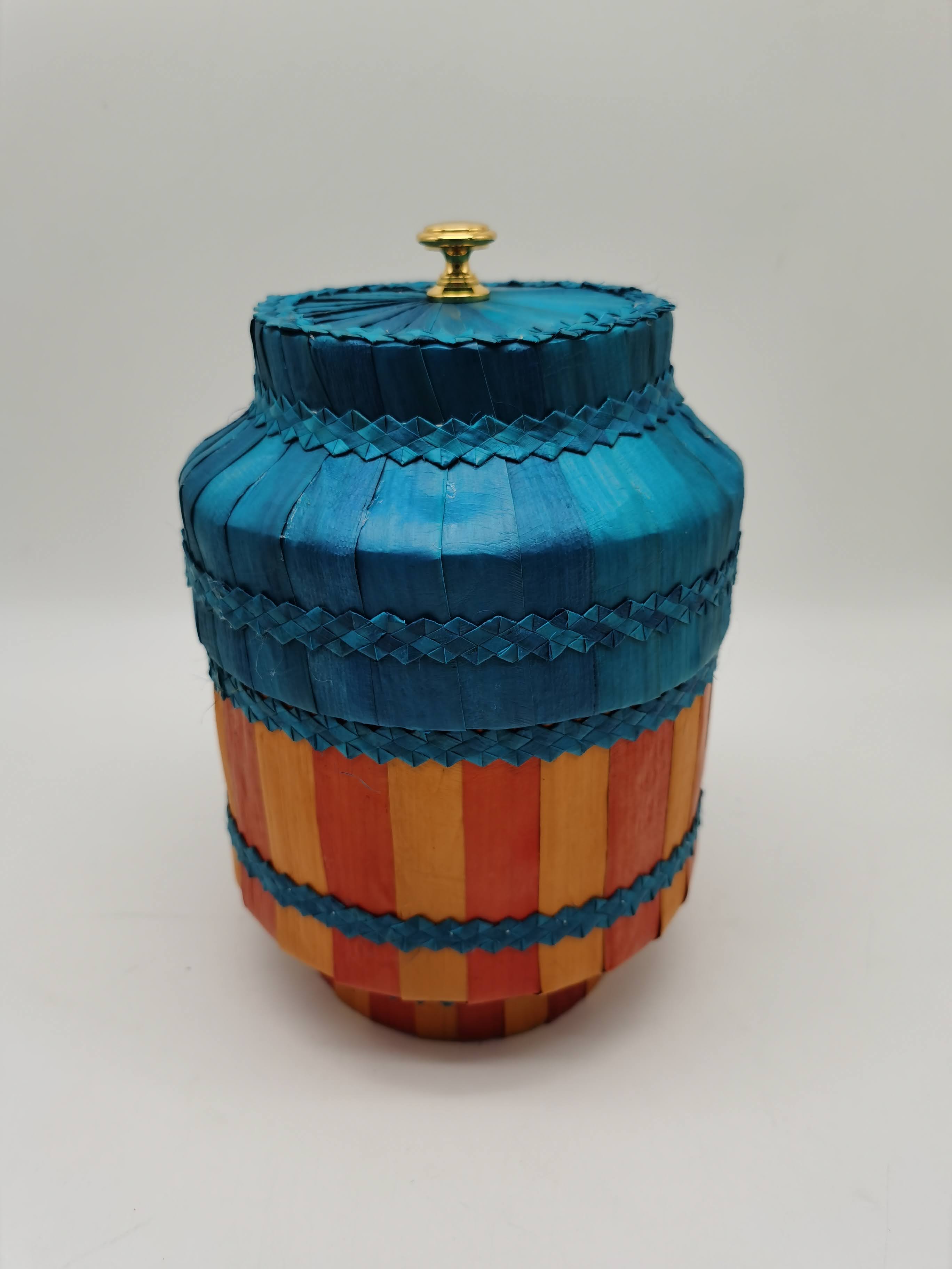 BEKAS SERDANG TURQUOISE BELANG OREN DAN KUNING SAIZ S